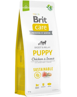 BRIT Care Sustainable Puppy Chicken & Insect - Poulet et insectes pour chiots - 12 kg