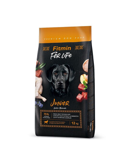 FITMIN Dog For Life Junior Large breed 12kg pour les chiots de grande race
