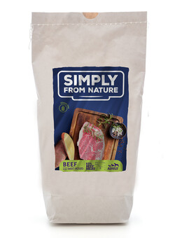 SIMPLY FROM NATURE - Croquettes de bœuf pour chien - 1,2 kg