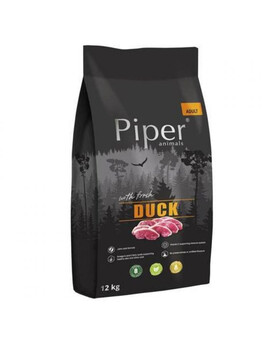 PIPER Croquettes au canard pour chiens 12 kg