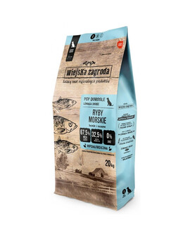 WIEJSKA ZAGRODA - Croustillants aux poissons marins pour chiens de petite race - S 20kg
