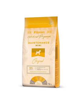 FITMIN dog mini maintenance - viandes de volaille pour chiens adultes de petites races - 12 kg