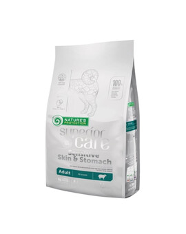 NATURES PROTECTION Superior Care Sensitive Skin&Stomach Lamb Adult All Breeds - 1,5 kg - avec de l'agneau pour les chiens à la peau et au système digestif sensibles