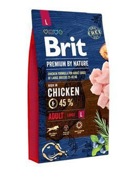 BRIT Premium By Nature Adult Large L 8 kg+1kg