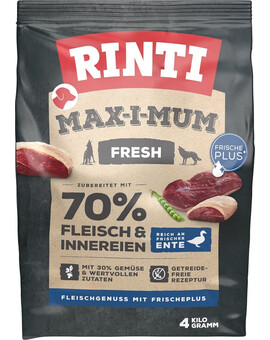 RINTI MAX-I-MUM Duck - viande de canard - 4 kg