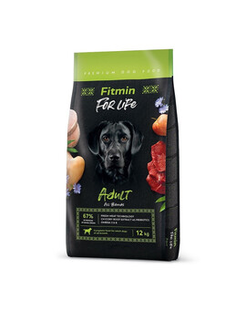 FITMIN Dog For Life Adult 12kg pour un chien adulte