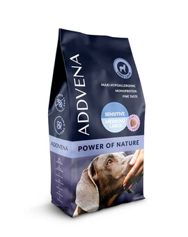 ADDVENA Power of Nature Sensitive Medium&large 10 kg Agneau pour les chiens sensibles de moyenne et grande race
