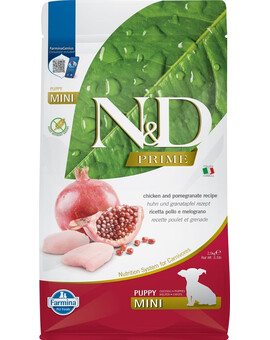 FARMINA N&D Prime dog chicken and pomegranate Puppy mini 2,5 kg - Poulet & Grenade nourriture pour chiots de petites races