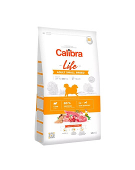 CALIBRA Dog Life Adult Small Breed Lamb - pour chiens adultes de petite race -1,5 kg