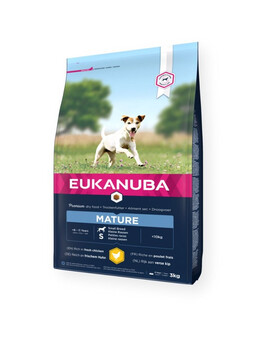 EUKANUBA Senior Petites Races Chicken Riche en poulet frais 3 kg