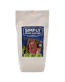 SIMPLY FROM NATURE - Croquettes de cerf pour chien - 1,2 kg
