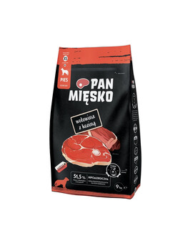 PAN MIĘSKO - Boeuf et chèvre pour chiens adultes de petites races - XS 9kg