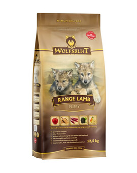 WOLFSBLUT Range Lamb Puppy nourriture sèche pour chiots avec agneau et riz brun 12,5 kg