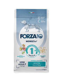 FORZA10 Mini Diet avec du poisson 1,5 kg
