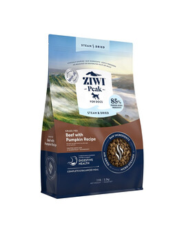 ZIWIPEAK Dog Steam & Dried Croquettes pour chiens à base de viande de bœuf séchée 3,2 kg