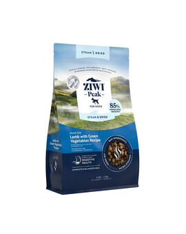 ZIWIPEAK Dog Steam & Dried Croquettes pour chien à l'agneau séché 1,5kg