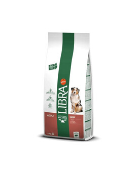LIBRA Dog Adult Beef nourriture pour chiens avec du boeuf 12kg