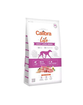CALIBRA Dog Life Adult Large Breed Lamb - Agneau pour chiens de grandes races - 12 kg