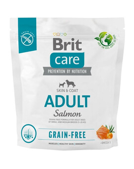 BRIT Care Croquettes pour adultes sans céréales au saumon 1 kg