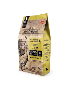 WIEJSKA ZAGRODA Dinde et oie pour chiens - 2 kg