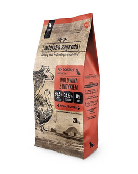 WIEJSKA ZAGRODA Bœuf et dinde croustillants L 20 kg