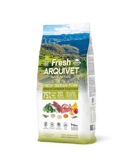 ARQUIVET Fresh Croquettes semi-humides pour chien porc ibérique et poisson océanique 10 kg