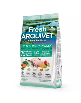 ARQUIVET Fresh Croquettes semi-humides pour chien canard avec poisson océanique 2,5 kg