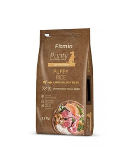 FITMIN Dog Purity rice puppy lamb & salmon 12 kg