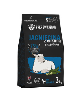 PAKA ZWIERZAKA Seventh Heaven Croquettes agneau et courgettes S 3kg