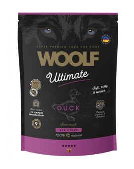 WOOLF Ultimate Soft Adult Dog Duck 1 kg sans céréales nourriture semi-humide avec canard pour chiens