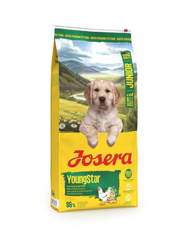 JOSERA YoungStar 12,5kg nourriture sans céréales pour chiots avec poulet et pommes de terre