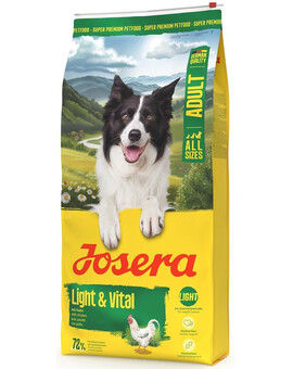 JOSERA Light Vital 12,5kg pour chiens soutenant le contrôle du poids corporel