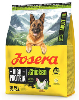 JOSERA High Protein Adult Chicken 900g nourriture hautement énergétique pour chiens sportifs