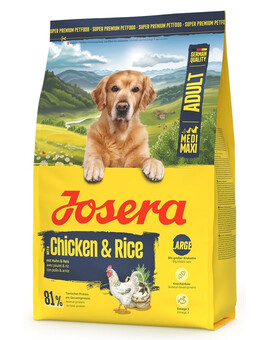 JOSERA Chicken Rice Adult aliment léger pour chiens adultes de races moyennes et grandes 3kg