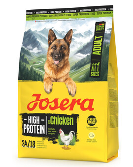 JOSERA High Protein Adult Chicken aliment riche en énergie pour chiens sportifs 3kg