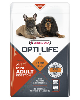 VERSELE-LAGA  Adult Digestion Mini pour digestion, petits chiens - agneau 7,5 kg