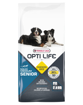 VERSELE-LAGA Senior Medium & Maxi Pour grands & moyens chiens âgés +7 ans - poulet 12,5 kg