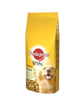 PEDIGREE Vital Protection Croquettes à la volaille et aux légumes chien adulte 15 kg