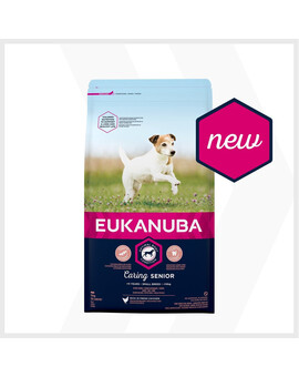 EUKANUBA Caring - Chien Sénior de Petite Race riche en Poulet frais - 3kg