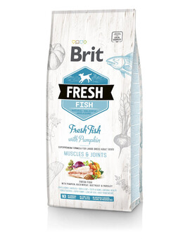 BRIT Fresh fish with pumpkin adult large - Poisson frais & citrouille pour chiens de grandes races - 2,5 kg
