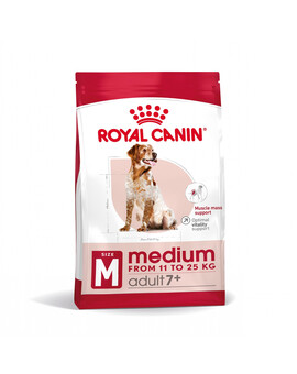ROYAL CANIN Medium Adult 7+ nourriture sèche pour chiens adultes âgés de 7 à 10 ans, de race moyenne 15 kg