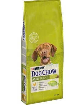 PURINA dog chow adult - croquettes de poulet pour chiens actifs - 14 kg