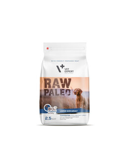VETEXPERT RAW PALEO Adult Large turkey - Croquettes dinde pour chiens adultes de grandes races - 2,5 kg