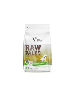 VETEXPERT RAW PALEO Puppy Mini turkey - croquettes dinde pour chiots de petites races - 2,5 kg