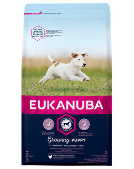 EUKANUBA - Pour chiots de petites races Riche en poulet frais - 3 kg
