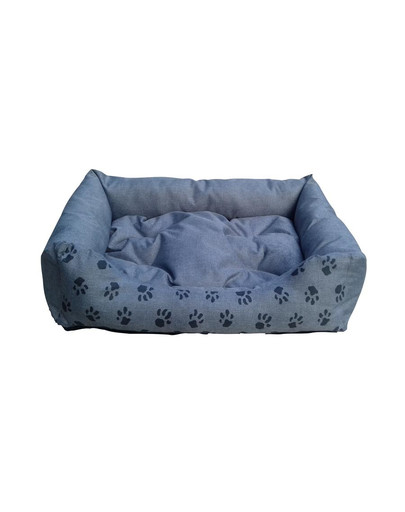 FERA Panier canapé-lit avec coussin 78 x 60 cm cendré avec des pattes