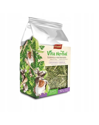 VITAPOL Vita Herbal Parsley stalk 50 g traitement naturel pour rongeurs et lapins