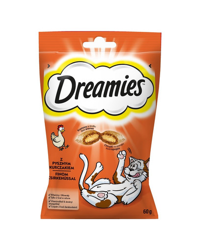 DREAMIES 15g - Friandise pour chat avec du poulet délicieux