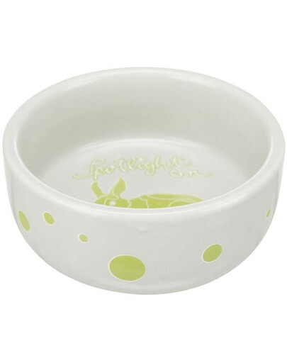 TRIXIE Bol en céramique pour lapin 240ml/11cm