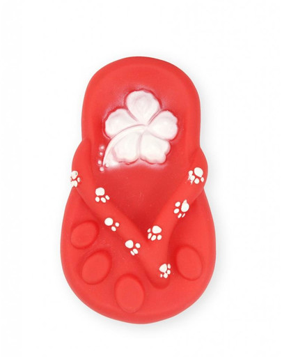PET NOVA Dog Lifestyle Flapper "Flip flop" jouet pour chien 15cm rouge